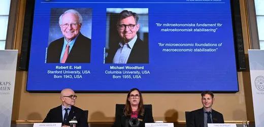 Wirtschafsnobelpreis geht an US-Ökonomen Robert E. Hall und Michael Woodford