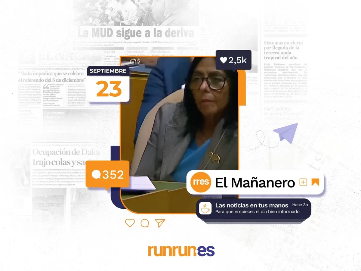 El Mañanero del 23 de septiembre: Delcy tragó grueso cuando Trump llamó “dictador criminal” a Maduro