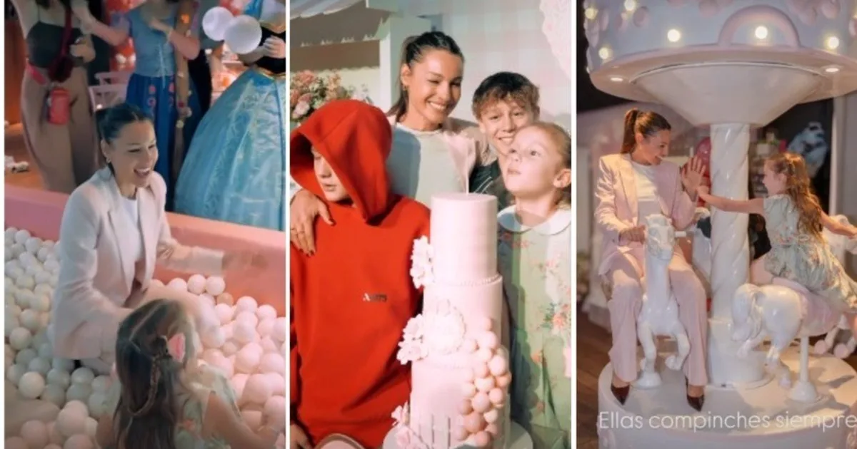 Pampita celebró los 5 años de su hija Ana con una espectacular fiesta temática: todas las fotos