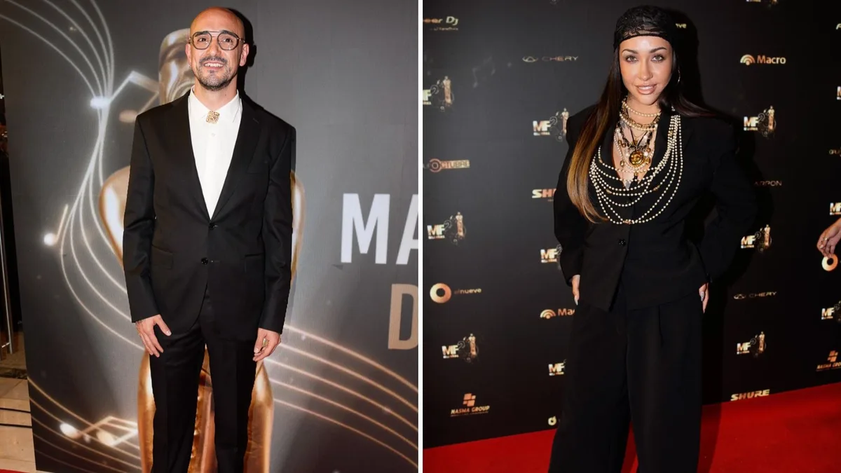 De Abel Pintos a María Becerra: las celebridades deslumbraron con sus looks en los Martín Fierro de la Música