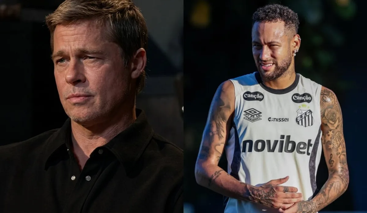 Brad Pitt ironiza Neymar e oferece aulas de atuação para o jogador: “Ele precisa de ajuda”