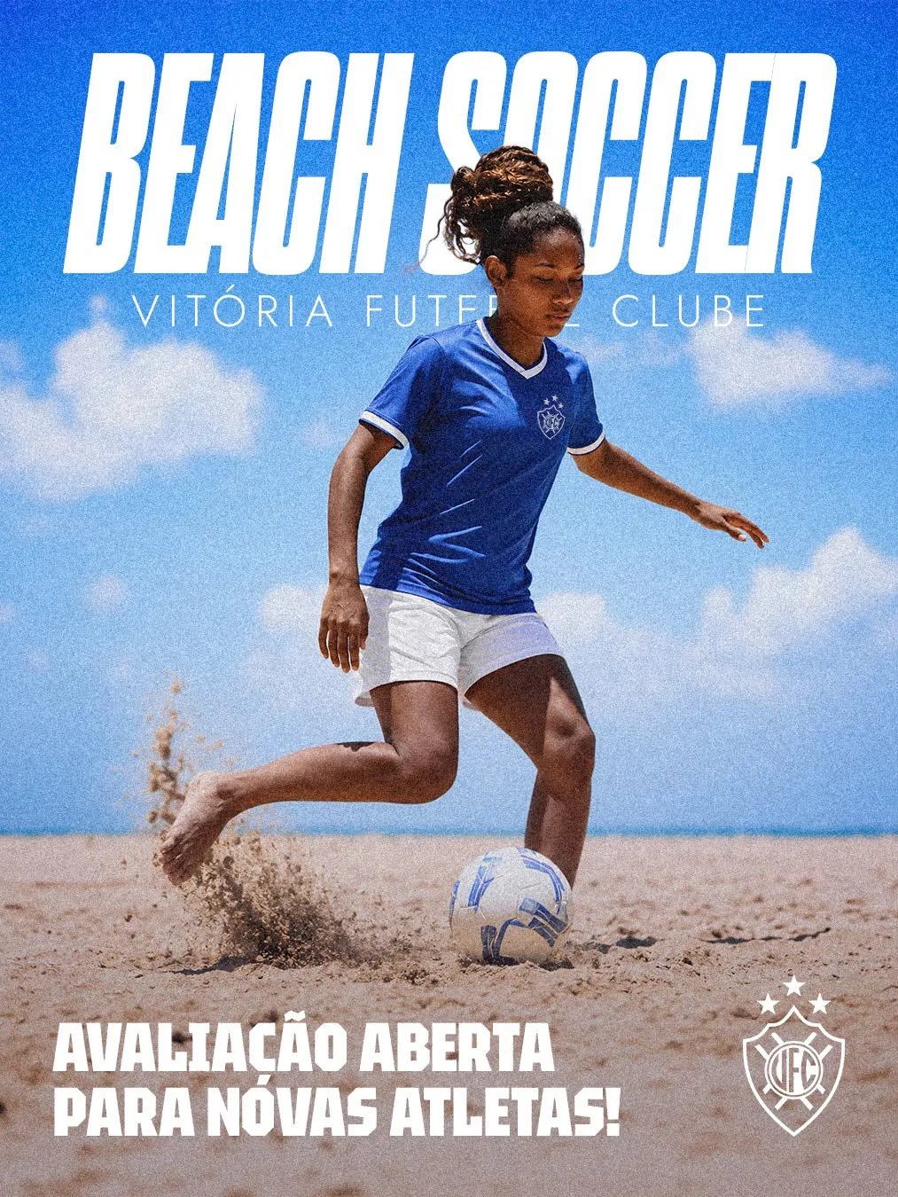 Vitória FC abre avaliação para novas atletas do Beach Soccer Feminino