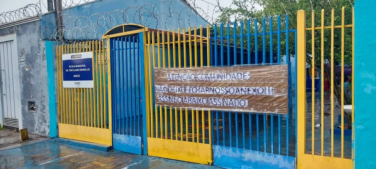 Fechamento de anexo em escola na Vila Bandeirante preocupa professores