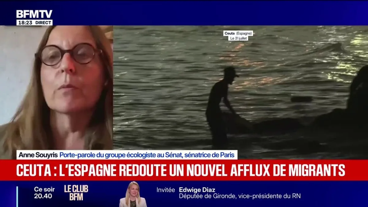 Ceuta: Anne Souyris, porte-parole des écologistes au Sénat, pointe "une crise démographique extrêmement importante et aucune réflexion au niveau européen"