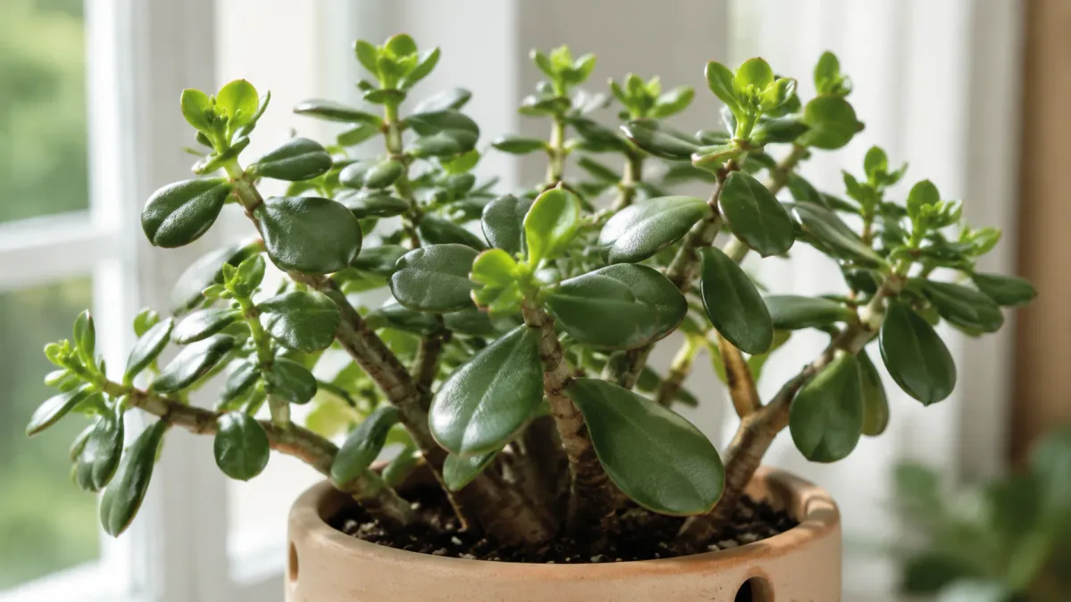 Pouca gente percebe que a planta jade muda discretamente de comportamento antes de acelerar o crescimento, e esse detalhe ajuda a identificar esse momento