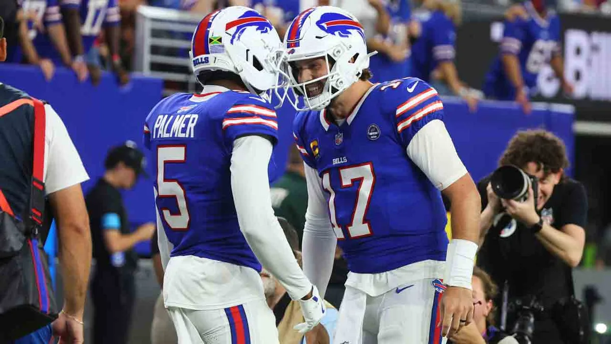Allen opens Bills’ new stadium with 5-TD outing in win over Lions