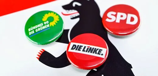 Berlin: Linke Bundestagsabgeordnete attackieren Sondierungsvereinbarung mit Grünen und SPD