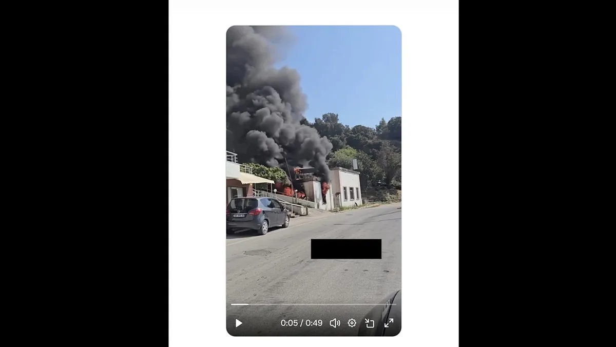 Vídeo mostra Airbnb incendiado na Albânia após expulsão de turistas que eram soldados israelitas?