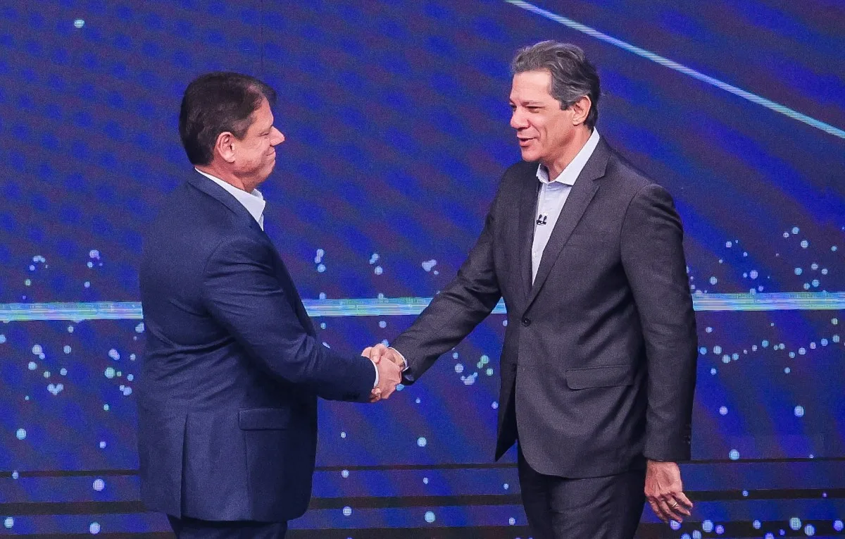 Quaest: Tarcísio tem 40%; Haddad, 27%, no 1º turno de SP