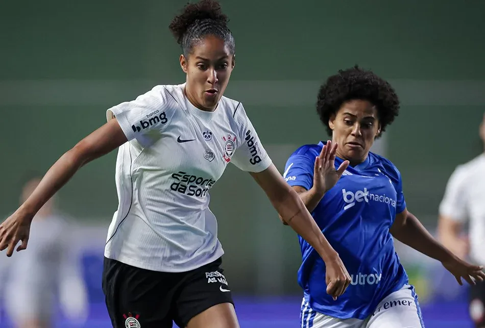 Com gol no fim, Corinthians vence o Cruzeiro na ida das quartas do Brasileirão feminino