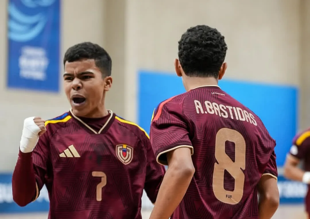La Vinotinto de futsal triunfa sobre Colombia en su tercer partido del Sudamericano Sub-17