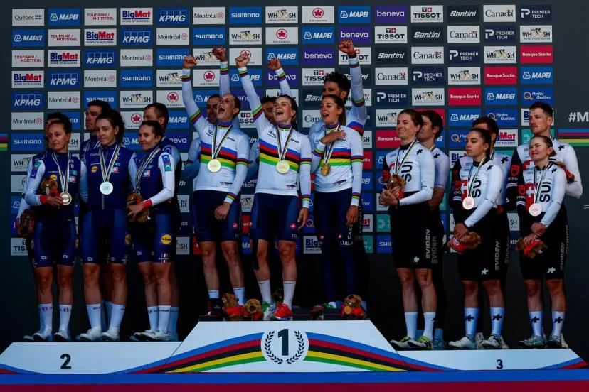 Quelles sont les nations les plus représentées sur la course en ligne des Mondiaux et pourquoi ?
