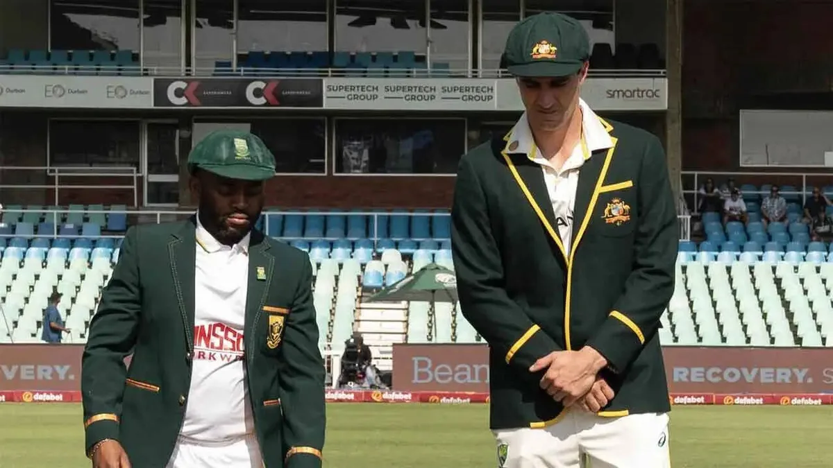 South Africa vs Australia 1st Test Live Score, Day 2