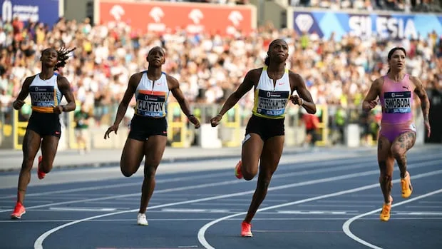 High-wattage women's 100-metre lineup at Diamond League Silesia is like Christmas in August