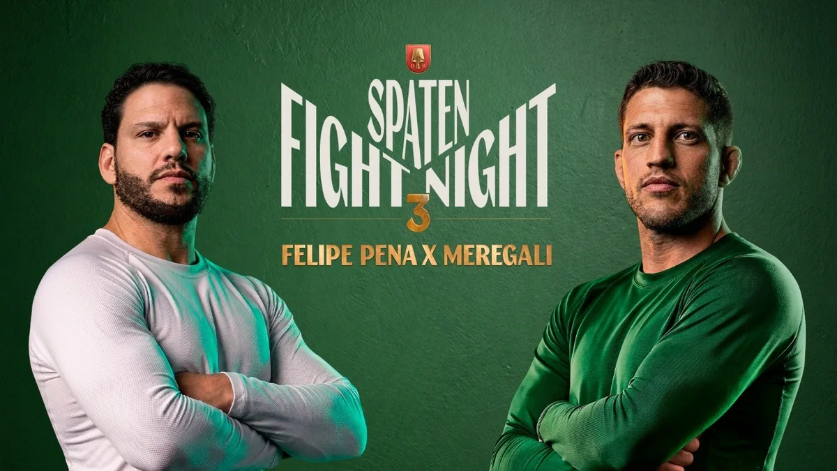 Pena x Meregali: trilogia do jiu-jítsu ganha novo capítulo no Spaten Fight Night 3