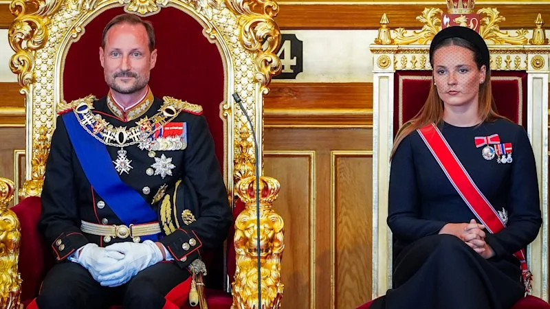 Norway’s new king stands with daughter to take oath, as support for scandal-hit royals recovers
