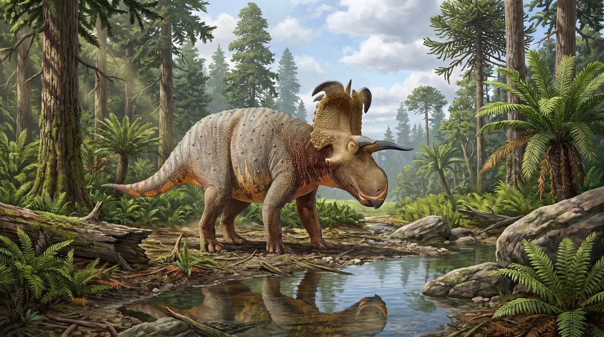 Así era el Lokiceratops, el antepasado del Triceratops con un cráneo fuera de lo común
