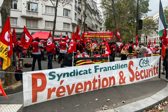 «Nous sommes les métiers oubliés»: les agents de sécurité se mobilisent pour leurs salaires