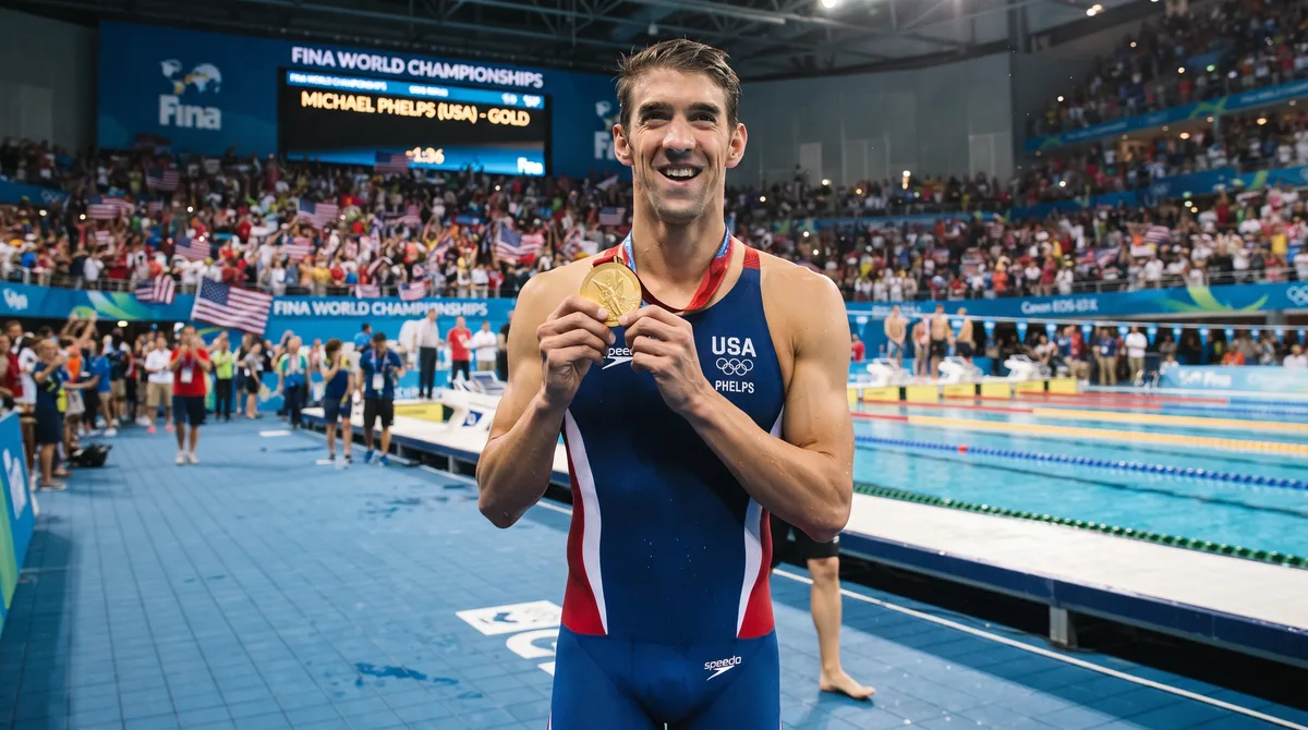 Michael Phelps, o maior medalhista olímpico da história, sobre a importância de sonhar alto: “Você não pode colocar um limite em nada. Quanto mais você sonha, mais longe você chega”