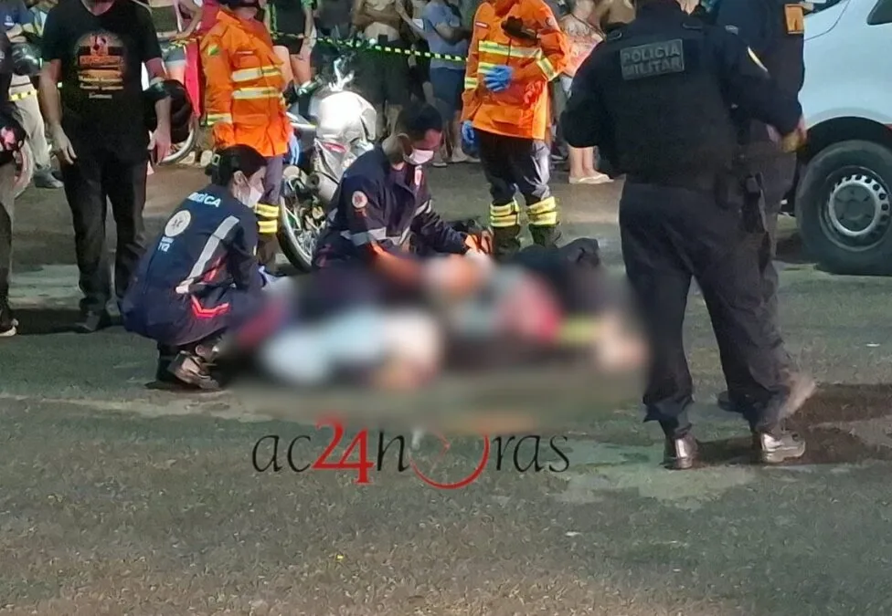 Idosa morre e neta de 4 anos fica ferida em atropelamento na Amadeo Barbosa
