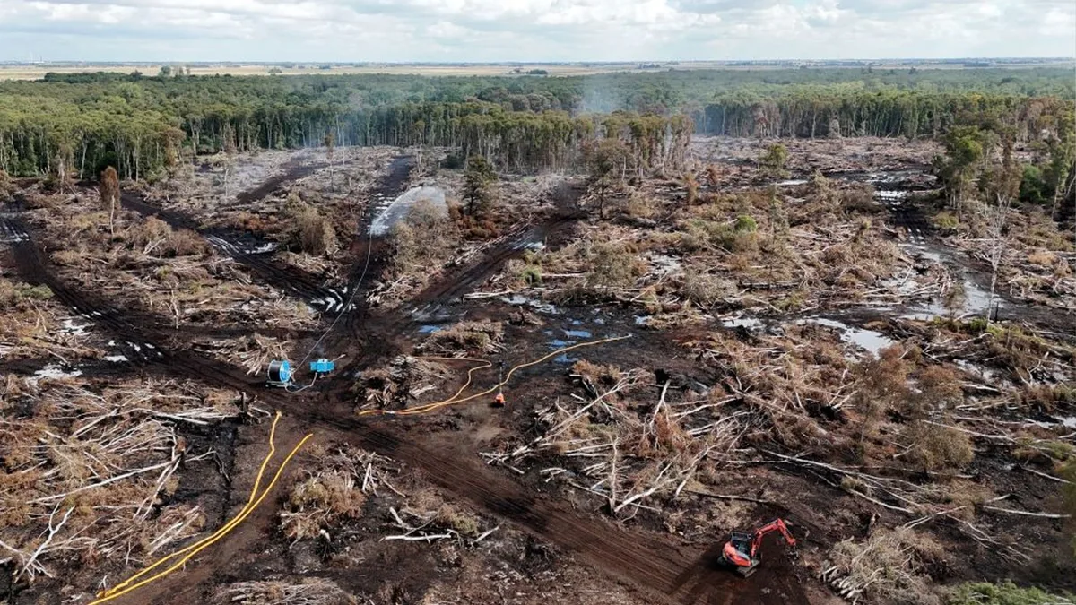 Firefighters still battling 'challenging' blaze after 11 days