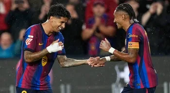 Barcelona invicto na Liga espanhola após nova goleada com marca de Cancelo e `hat-trick` de Raphinha