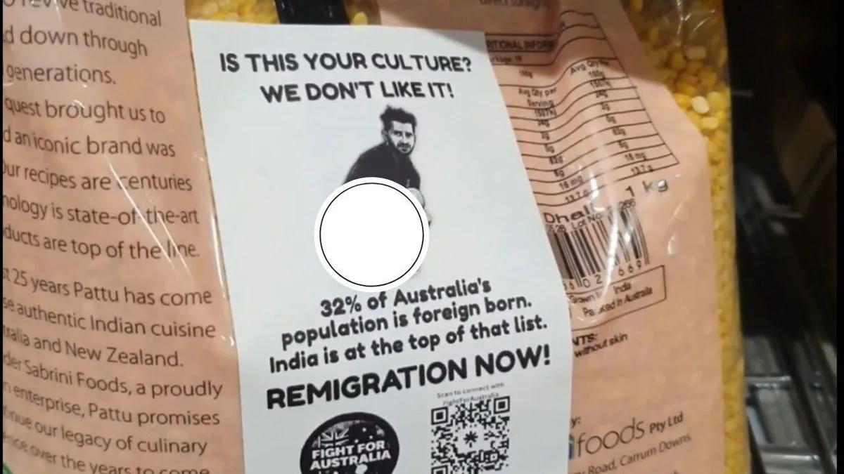 Anti-Indian stickers with ‘Remigration now' message sparks row in Australia