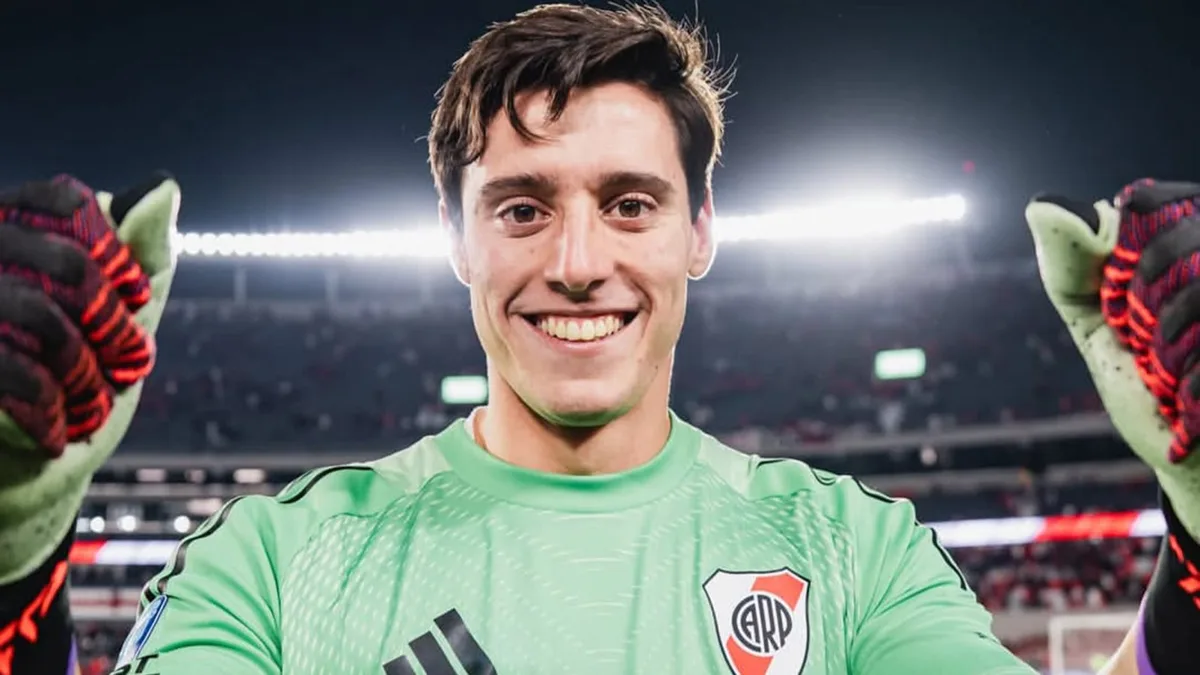 Atento River Plate: Juventus tiene en la mira a Santiago Beltrán, el “heredero del Dibu Martínez”