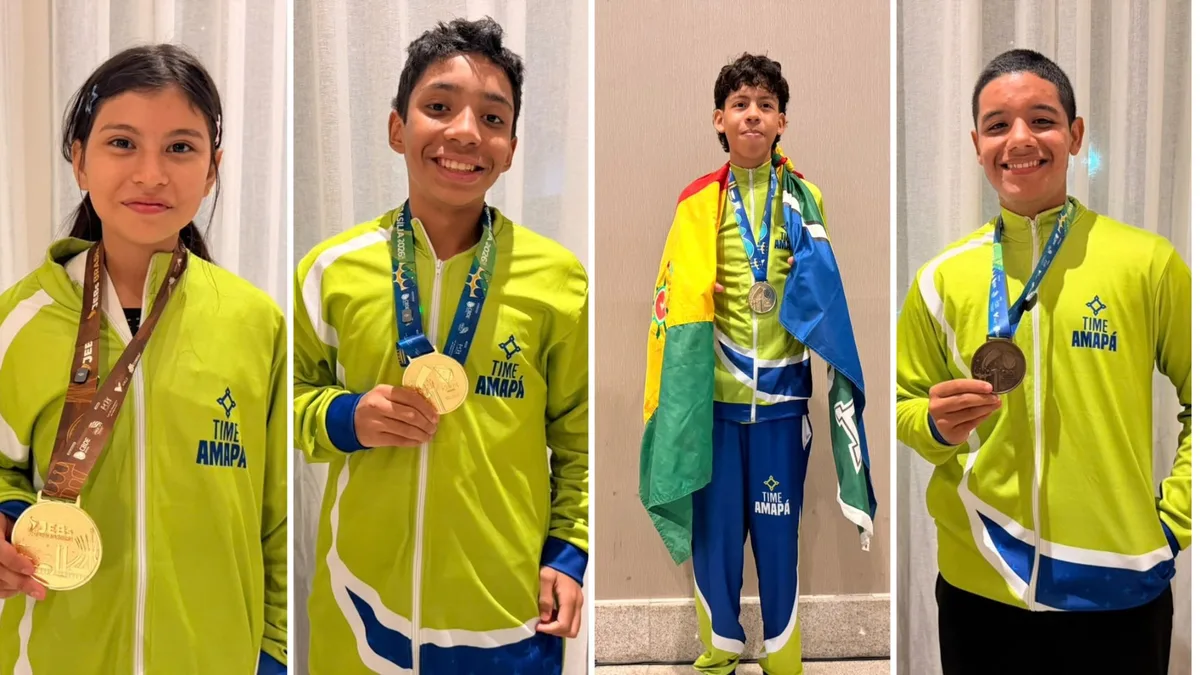 Amapá conquista quatro medalhas e chega a 12 nos Jogos Escolares Brasileiros
