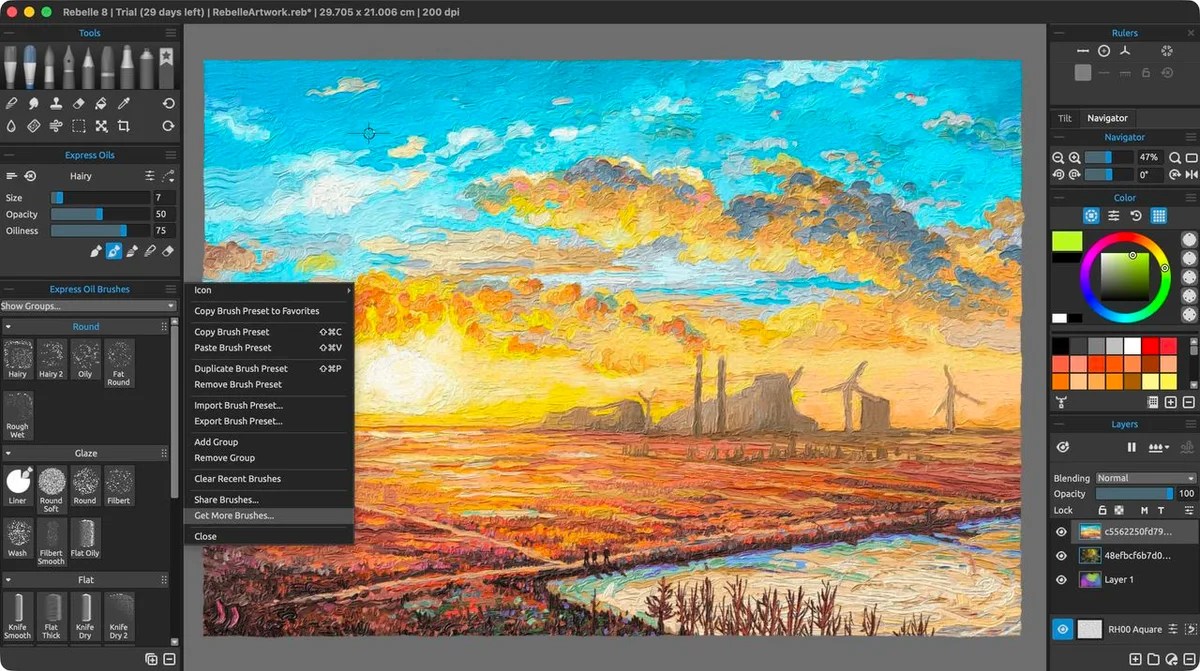 Rebelle 8 review: This impressive painting software let me turn my MacBook into a full-blown canvas