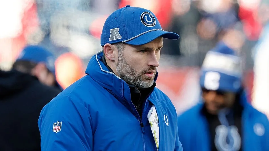 Colts coach gets wiped out on sideline during preseason game in painful scene