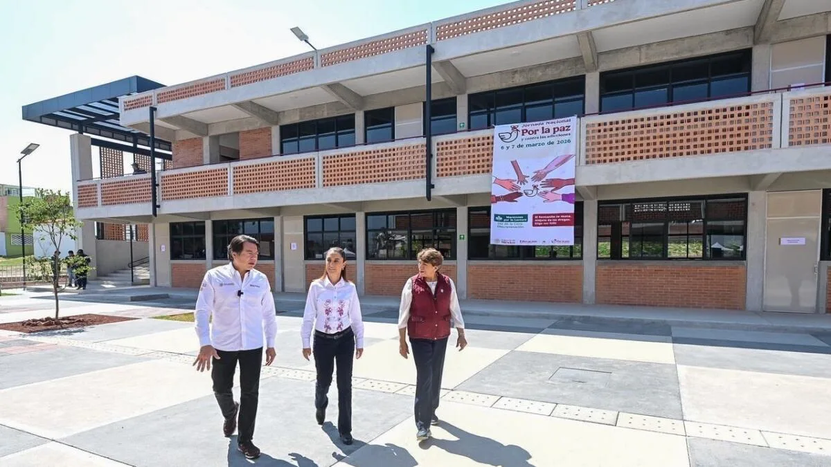 Se construyen en Edoméx 113 nuevas prepas y universidades: Sheinbaum