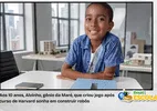 Aos 10 anos, Alvinho, gênio da Maré, acumula conquistas e sonha criar robôs
