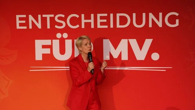 Landtagswahl: Die «Frau gegen Blau» hofft auf Fortsetzung in Schwerin