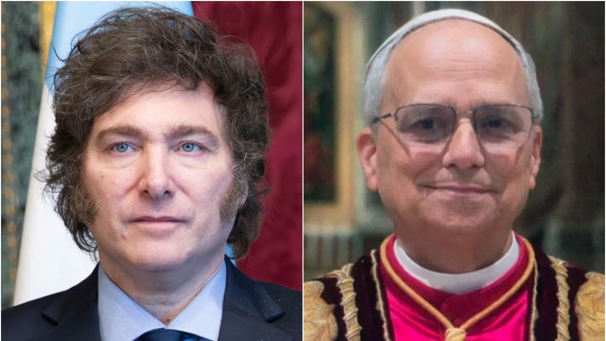 El mensaje de Javier Milei al papa León XIV: "Toda la Argentina acompaña con afecto y oración"