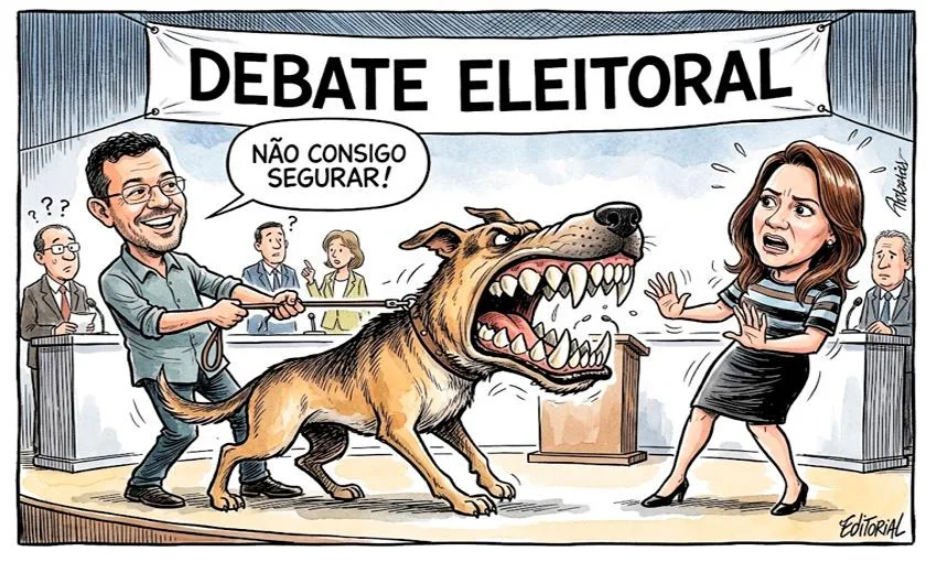 Segura o cão!