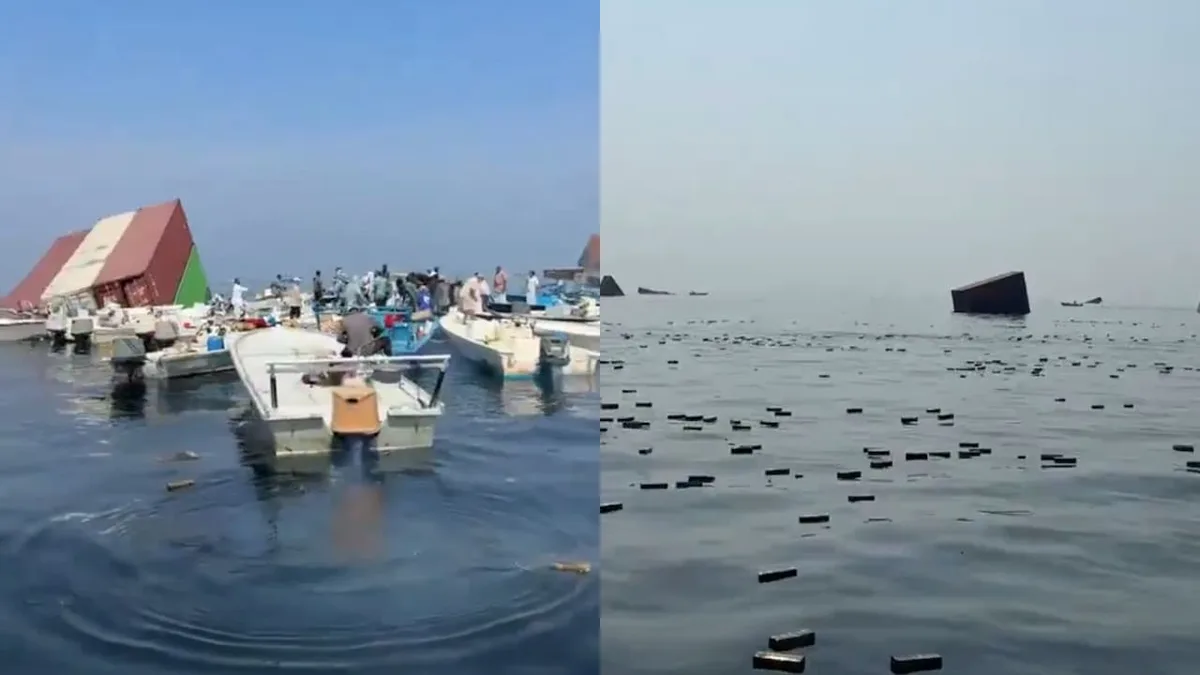 Video: Iranian Fishermen Race To Grab iPhones, Perfume From Sunken Cargo Ship