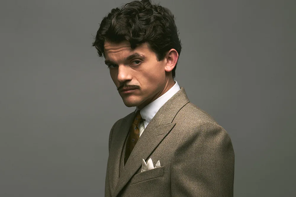 Edward Bluemel Suits Up as Detective Poirot in First Look at BBC and BritBox Series ‘Hercule’