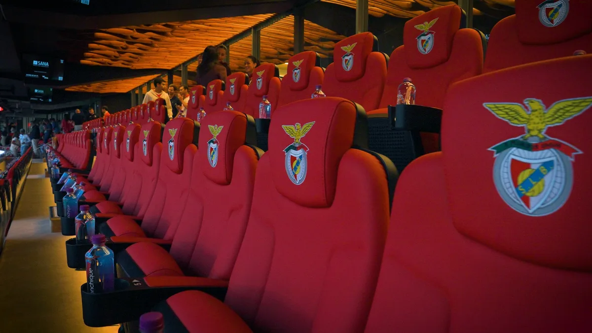 Benfica inaugura camarote de luxo com lugares a R$ 70 mil por temporada; veja fotos