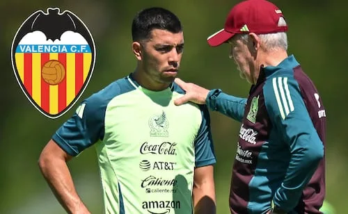 ¿Javier Aguirre se lleva a Erik Lira a Europa?; los representantes del futbolista fueron vistos en Valencia
