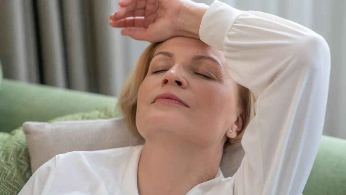 Los tres síntomas más frecuentes para las mujeres con menopausia