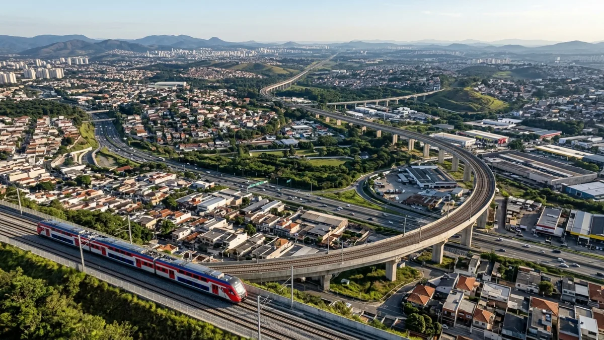 Megaprojeto de R$ 14,2 bilhões construirá um trem capaz de ligar São Paulo a Campinas em pouco mais de uma hora