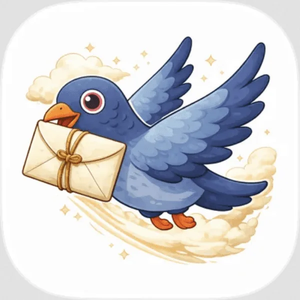 仮想の鳩を使ってメッセージを送信するアプリ「Carrier Pidge」