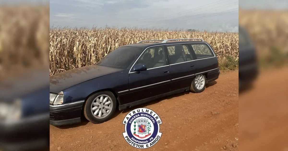 Carro furtado é recuperado em área rural antes mesmo do registro da ocorrência