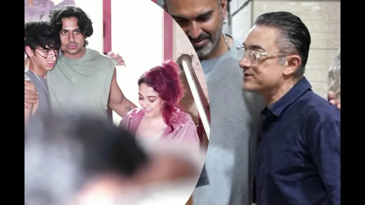 Aamir spends time with his kids on family night out - PICS