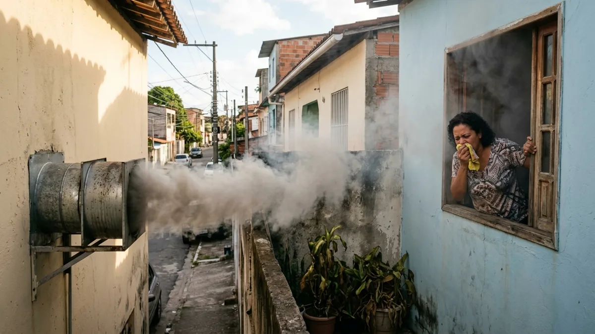 Vizinho instala exaustor industrial na cozinha e cheiro de fritura passa a entrar todos os dias pelas janelas da casa ao lado