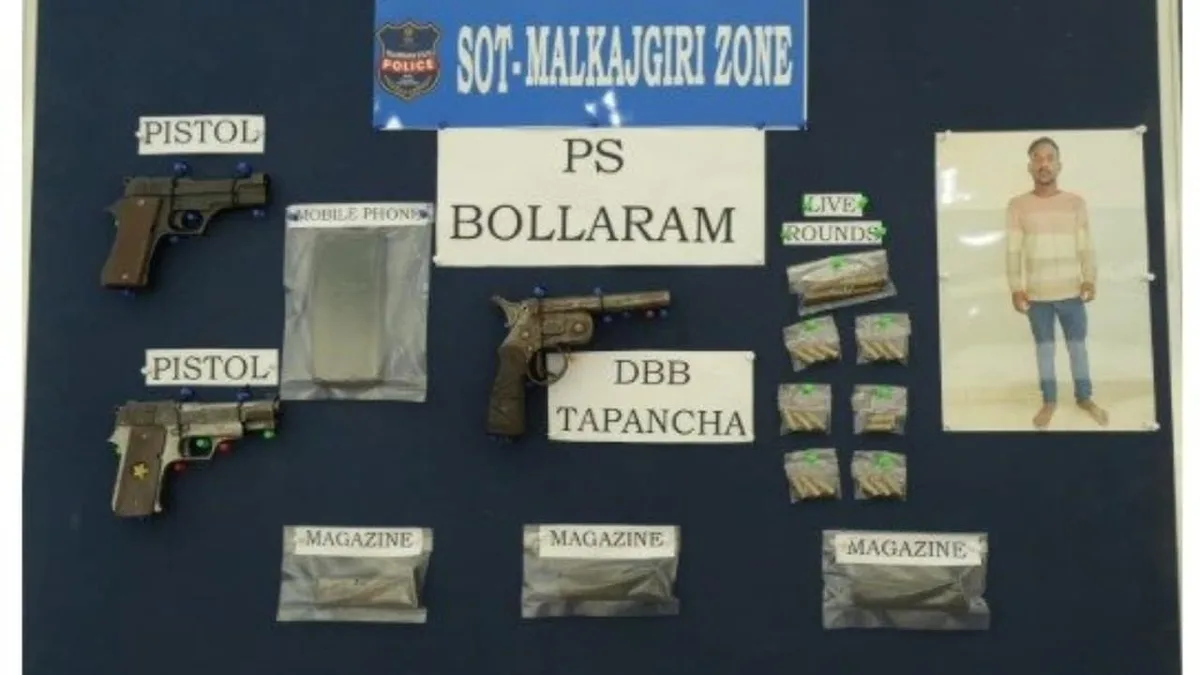 Ex-Drug Peddler From UP Arrested For Illegal Firearms Sale In Hyderabad