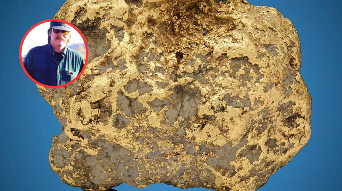 Un hombre trabajaba con un tractor cuando encontró una pepita de oro que pesaba más de 9 kg y la vendió por 750.000 dólares