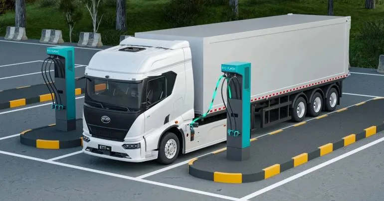 Após os carros eléctricos a BYD aposta nos camiões a bateria