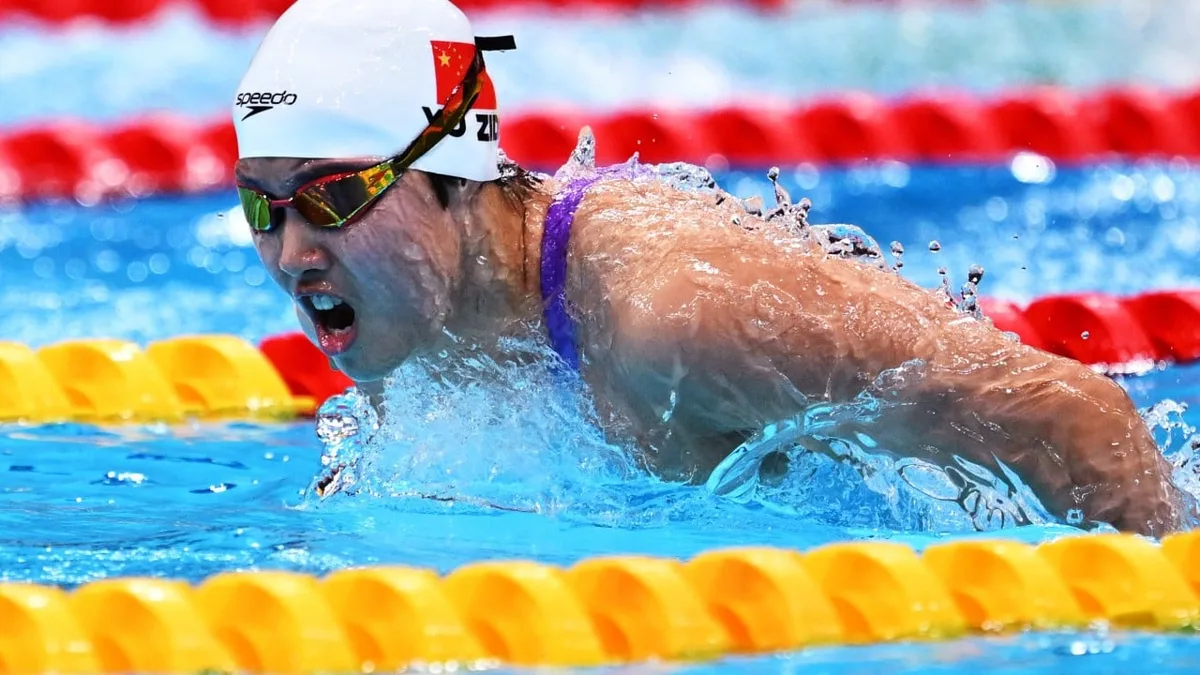 Asian Games 200m butterfly gold just the start for Chinese swimming sensation Yu Zidi, 13